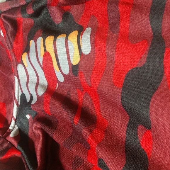 Russell Dri-Power Hoodie Red Camo Size Small (6-7) - Picture 2 of 6